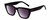 Profile View of Kendall+Kylie KK5145CE SADIE Women Square Designer Sunglasses in Black/Grey 50mm