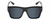 Front View of Kendall+Kylie KK5147CE ESME Womens Square Designer Sunglasses in Black/Grey 53mm