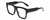 Profile View of Kendall+Kylie KK5147CE ESME Designer Reading Eye Glasses with Custom Cut Powered Lenses in Gloss Black Ladies Square Full Rim Acetate 53 mm