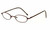 Calabria FlexPlus 100 Shiny Brown Eyeglasses :: Rx Single Vision