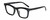 Profile View of Kendall+Kylie KK5150CE CRYSTAL Designer Reading Eye Glasses in Gloss Black Ladies Panthos Full Rim Acetate 50 mm