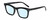 Profile View of Kendall+Kylie KK5150CE CRYSTAL Designer Blue Light Blocking Eyeglasses in Gloss Black Ladies Panthos Full Rim Acetate 50 mm