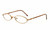 Calabria FlexPlus 74 Brown Satin Eyeglasses :: Rx Single Vision