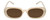 Front View of Kendall+Kylie KK5153CE VANESSA Womens Sunglasses Milky Beige Crystal/Brown 54 mm
