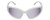 Front View of Kendall+Kylie KK5161CE SELENE Womens Designer Sunglasses White/Light Purple 63mm