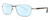 Profile View of REVO CLIVE Designer Progressive Lens Blue Light Blocking Eyeglasses in Gunmetal Brown Tortoise Havana Blue Mens Oval Full Rim Metal 58 mm