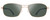 Front View of REVO CLIVE Mens Designer Sunglasses in Satin Gold Brown/Smokey Green Mirror 58mm