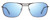 Front View of REVO SURGE Mens Designer Sunglasses Matte Gunmetal Black/Blue Water Mirror 62 mm