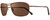 Profile View of REVO SURGE Men Designer Sunglasses Matte Tortoise Havana/Brown Flash Mirror 62mm