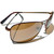 Close Up View of REVO SURGE Men Designer Sunglasses Matte Tortoise Havana/Brown Flash Mirror 62mm