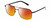 Profile View of BOLLE NAVIS Designer Polarized Sunglasses with Custom Cut Red Mirror Lenses in Matte Gunmetal Black Mens Panthos Full Rim Metal 58 mm