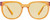 Front View of SPY Optics Bewilder Unisex Pantho Designer Sunglasses Orange Crystal/Yellow 54mm