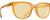 Top View of SPY Optics Bewilder Unisex Pantho Designer Sunglasses Orange Crystal/Yellow 54mm