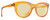 Top View of SPY Optics Boundless Unisex Cat Eye Designer Sunglass Orange Crystal/Yellow 53mm