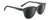 Profile View of SPY Optics Boundless Cat Eye Sunglasses Gunmetal/Grey Black Spectra Mirror 53 mm