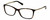 Profile View of Michael Kors MK4016 Designer Reading Eye Glasses with Custom Cut Powered Lenses in Brown Tortoise Havana Antique Gold Ladies Cat Eye Full Rim Acetate 53 mm