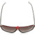 Close Up View of CARRERA 8014/S Mens Sunglasses Ruthenium Silver Red/Gray Gradient Polarized 61mm