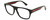 Profile View of Gucci GG0341S Designer Progressive Lens Prescription Rx Eyeglasses in Gloss Black Red Green Unisex Panthos Full Rim Acetate 56 mm