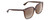 Profile View of Gucci GG0022S Womens Cat Eye Sunglasses Brown Tortoise Havana/Grey Gradient 57mm