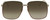 Front View of Gucci GG0394S Womens Square Sunglasses Red Green Gold White/Brown Gradient 61 mm