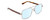 Profile View of Gucci GG0529S Designer Blue Light Blocking Eyeglasses in Ruthenium Silver Tortoise Havana Unisex Pilot Full Rim Metal 60 mm