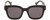 Front View of Gucci GG0998S Women Cat Eye Full Rim Designer Sunglasses in Black Gold/Grey 52mm
