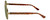 Side View of Gucci GG0528S Unisex Aviator Designer Sunglasses Gold Tortoise Havana/Green 63mm