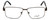 Front View of Dale Earnhardt, Jr. DJ6816 Designer Single Vision Prescription Rx Eyeglasses in Satin GunMetal Silver Black Unisex Rectangular Full Rim Stainless Steel 60 mm