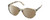 Profile View of Skechers SE6059 Designer Polarized Reading Sunglasses with Custom Cut Powered Amber Brown Lenses in Clear Yellow Grey Smoke Crystal Ladies Cat Eye Full Rim Acetate 57 mm