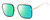 Profile View of Marc Jacobs 477/S Designer Polarized Reading Sunglasses with Custom Cut Powered Green Mirror Lenses in Tortoise Havana Rose Gold Unisex Square Full Rim Metal 51 mm