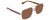 Profile View of Gucci GG0529S Unisex Sunglasses in Ruthenium Silver Tortoise/Brown Gradient 60mm