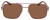 Front View of Gucci GG0529S Unisex Sunglasses in Ruthenium Silver Tortoise/Brown Gradient 60mm