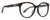 Profile View of Gucci GG0636SK Designer Progressive Lens Prescription Rx Eyeglasses in Tortoise Havana Gold Ladies Round Full Rim Acetate 56 mm