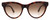 Front View of Gucci GG0763S Womens Cat Eye Designer Sunglasses Tortoise Havana Gold/Brown 53mm