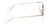 Side View of Book Club Bored of Flings Designer Progressive Lens Blue Light Blocking Eyeglasses in Gloss Silver Unisex Pilot Full Rim Metal 55 mm