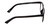 Side View of Book Club Cents No Ability Unisex Classic Designer Reading Glasses in Black 48mm
