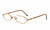 Calabria FlexPlus 74 Brown Satin Eyeglasses :: Custom Left & Right Lens