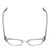 Top View of Book Club One Drew Over English Test .5-Rimless Reading Glasses Blue Silver 52mm