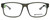Front View of Dragon Alliance DR126 MI COUNT Designer Single Vision Prescription Rx Eyeglasses in Matte Olive Green Unisex Rectangular Full Rim Acetate 58 mm
