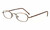 Calabria FlexPlus 87 Brown Amber Eyeglasses :: Custom Left & Right Lens