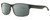 Profile View of Dragon Alliance DR126 MI COUNT Designer Polarized Reading Sunglasses with Custom Cut Powered Smoke Grey Lenses in Matte Olive Green Unisex Rectangular Full Rim Acetate 58 mm