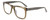 Profile View of Calvin Klein CK22519S Designer Bi-Focal Prescription Rx Eyeglasses in Sage Green Crystal Unisex Panthos Full Rim Acetate 56 mm