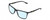 Profile View of Columbia C553S Designer Blue Light Blocking Eyeglasses in Matte Slate Grey Unisex Rectangular Full Rim Acetate 62 mm