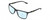 Profile View of Columbia C553S Designer Progressive Lens Blue Light Blocking Eyeglasses in Matte Slate Grey Unisex Rectangular Full Rim Acetate 62 mm