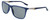 Profile View of Columbia C553S Unisex Rectangular Designer Sunglasses Navy Silver/Blue Grey 62mm