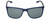 Front View of Columbia C553S Unisex Rectangular Designer Sunglasses Navy Silver/Blue Grey 62mm