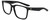 Profile View of Dragon Alliance DR BAILE XL LL Mick Fanning Signature Collection Designer Reading Eye Glasses in Matte Black Unisex Square Full Rim Acetate 58 mm