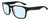 Profile View of Dragon Alliance DR MONARCH XL LL MI Designer Blue Light Blocking Eyeglasses in Matte Black Unisex Square Full Rim Acetate 58 mm