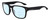 Profile View of Dragon Alliance DR MONARCH XL LL MI Designer Progressive Lens Blue Light Blocking Eyeglasses in Matte Black Unisex Square Full Rim Acetate 58 mm