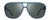 Front View of REVO HANK Unisex Aviator Designer Sunglass Slate Blue Crystal/Graphite Grey 62mm